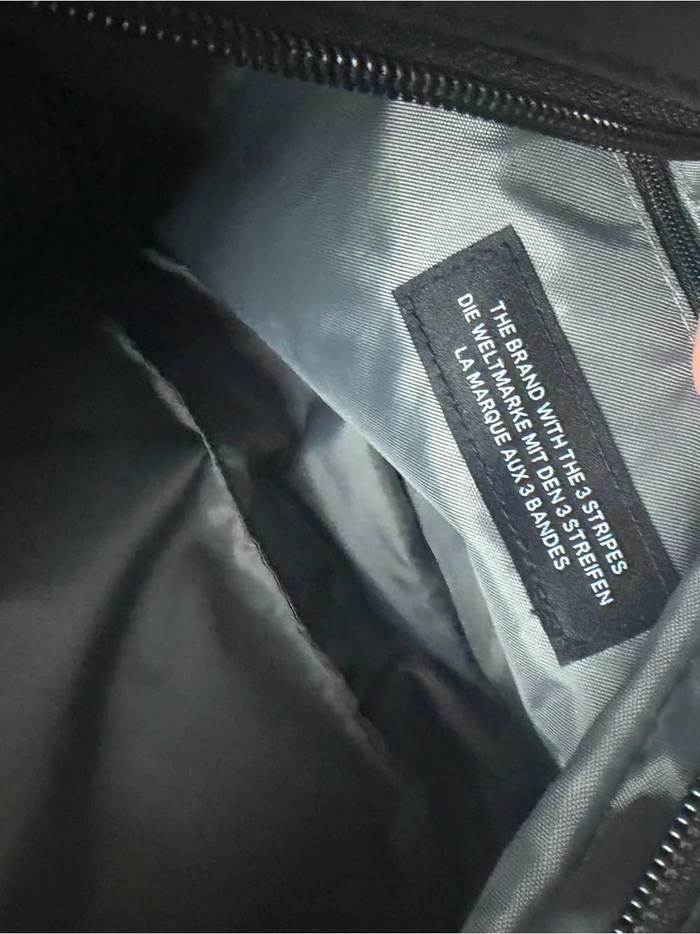NWT adidas Crescent Crossbody in Black Nylon ORG RETAIL $48
